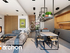 Проект дома ARCHON+ Дом в орехах (С) дневная зона (визуализация 1 вид 3)
