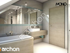Проект будинку ARCHON+ Будинок в тим'яні 6 (Т) візуалізація ванни (візуалізація 3 від 4)