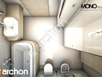 Проект будинку ARCHON+ Будинок в тим'яні 6 (Т) візуалізація ванни (візуалізація 3 від 5)