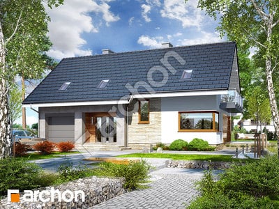 Проект дома ARCHON+ Дом в джонатанах 