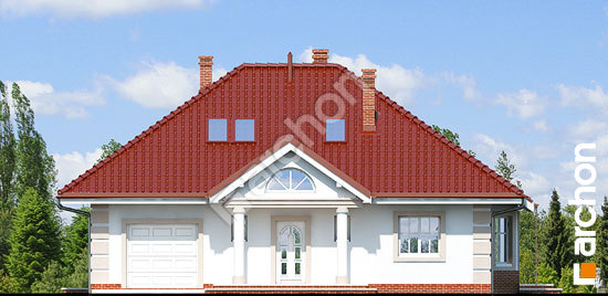 Передний фасад Дом под красной рябиной 2 вер.2