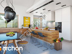 Проект дома ARCHON+ Дом в мажанках  визуализация кухни 1 вид 2