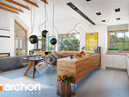 Проект дома ARCHON+ Дом в мажанках  визуализация кухни 1 вид 3