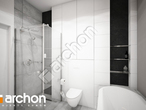 Проект будинку ARCHON+ Будинок в мажанках візуалізація ванни (візуалізація 3 від 2)