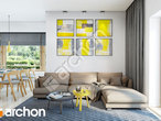 Проект будинку ARCHON+ Будинок в рододендронах 20 (Г2Н) денна зона (візуалізація 1 від 3)