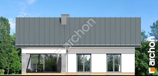 Дворовой фасад Дом в овсянницах 3