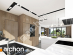 Проект будинку ARCHON+ Будинок у вівсянниці 3 візуалізація кухні 1 від 2