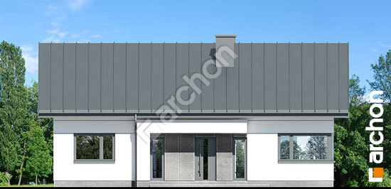 Передний фасад Дом в овсянницах 3