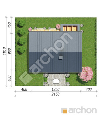 Проект дома ARCHON+ Дом в овсянницах 3 Ситуація