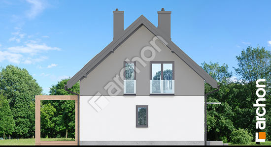 Боковой фасад Дом в хлорофитуме 23