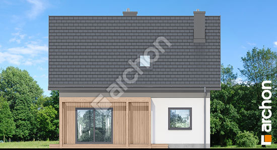 Дворовой фасад Дом в хлорофитуме 23