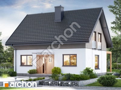 Проєкт будинку ARCHON+ Будинок в хлорофітумі 23 