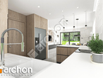 Проект дома ARCHON+ Дом в тополях визуализация кухни 1 вид 2