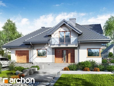 Проект дома ARCHON+ Дом в тополях 