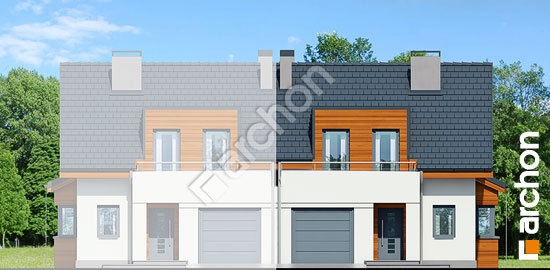 Передній фасад Будинок в клематисах 8 (Б) вер. 3