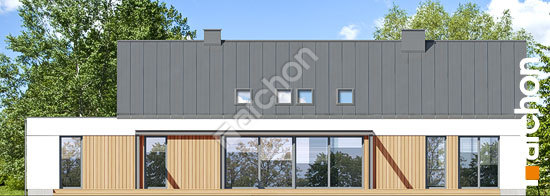 Дворовой фасад Дом в страусоперах