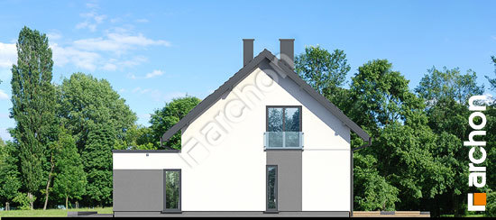 Боковой фасад Дом в трибулах