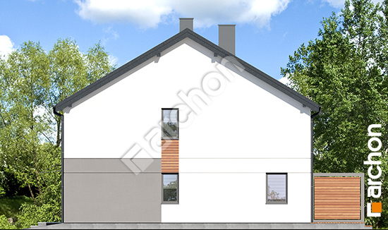 Бочний фасад Будинок в рівіях 3 (ГР2)