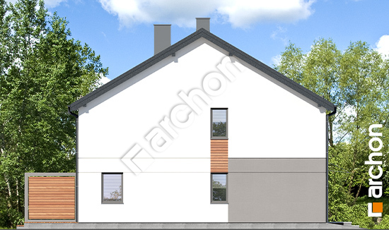 Боковой фасад Дом в ривиях 3 (ГР2)