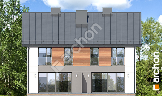 Дворовий фасад Будинок в рівіях 3 (ГР2)