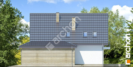 Бочний фасад Будинок в очанці (Г2Н)