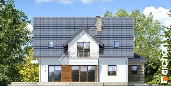 Боковой фасад Дом в очанке (Г2Н)