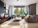 Проект дома ARCHON+ Дом в мирабелле (П) дневная зона (визуализация 2 вид 1)