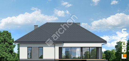 Дворовой фасад Дом в подснежниках 4