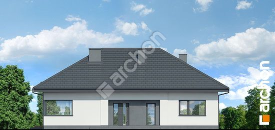 Передний фасад Дом в подснежниках 4