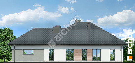 Боковой фасад Дом в нигеллах 3 (Г2)