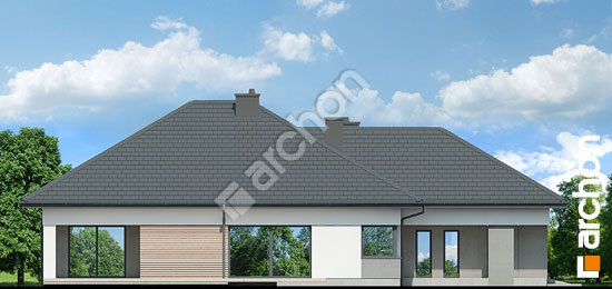 Боковой фасад Дом в нигеллах 3 (Г2)