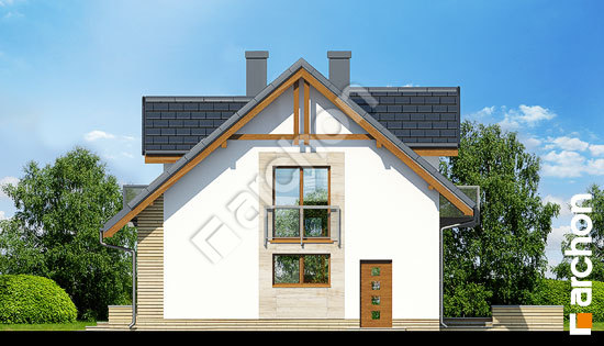 Боковой фасад Дом в рододендронах 15 (Н) вер.2