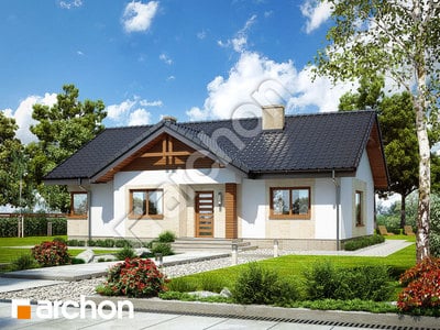 Проєкт будинку ARCHON+ Будинок в лещиновнику (Т) 