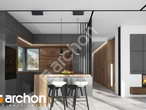 Проект дома ARCHON+ Дом в лиголях 2 визуализация кухни 1 вид 1