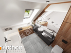 Проект будинку ARCHON+ Будинок в ліголях 2 візуалізація ванни (візуалізація 3 від 4)