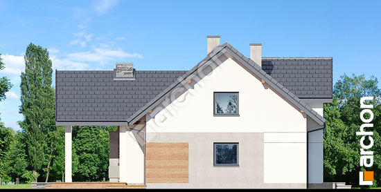 Боковой фасад Дом под софорой 3