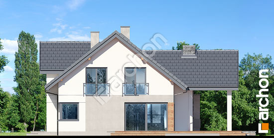 Боковой фасад Дом под софорой 3