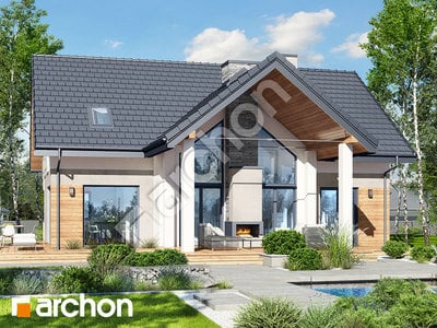 Проект дома ARCHON+ Дом под софорой 3 