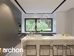 Проект дома ARCHON+ Дом в галах 6 визуализация кухни 1 вид 2