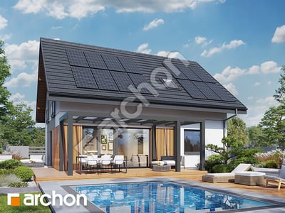 Проєкт будинку ARCHON+ Будинок в малинівці 11 (Е) ВДЕ 