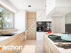 Проект будинку ARCHON+ Будинок під горобиною звичайною візуалізація кухні 1 від 2