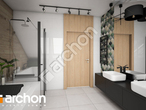 Проект будинку ARCHON+ Будинок під горобиною звичайною візуалізація ванни (візуалізація 3 від 3)