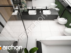 Проект будинку ARCHON+ Будинок під горобиною звичайною візуалізація ванни (візуалізація 3 від 4)