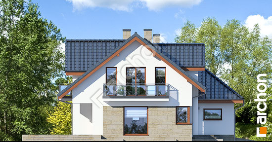 Боковой фасад Дом в кортландах (Г2П)