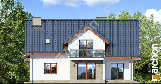 Дворовой фасад Дом в кортландах (Г2П)