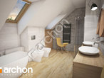 Проект дома ARCHON+ Дом в кортландах (Г2П) визуализация ванной (визуализация 3 вид 2)