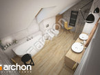 Проект дома ARCHON+ Дом в кортландах (Г2П) визуализация ванной (визуализация 3 вид 4)