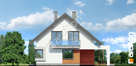 Боковой фасад Дом в дицентрах