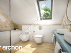 Проект дома ARCHON+ Дом в дицентрах визуализация ванной (визуализация 3 вид 3)