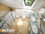 Проект дома ARCHON+ Дом в дицентрах визуализация ванной (визуализация 3 вид 4)
